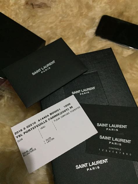 ysl bag authentic|ysl authenticity check code.